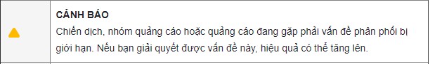 Quảng cáo hiển thị cảnh báo
