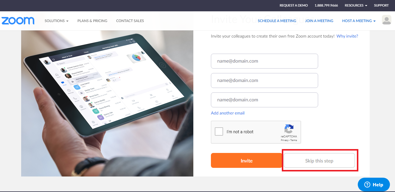 Giao diện thông tin người dùng trên phần mềm Zoom Meeting