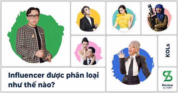 Phân loại về loại hình Influencer