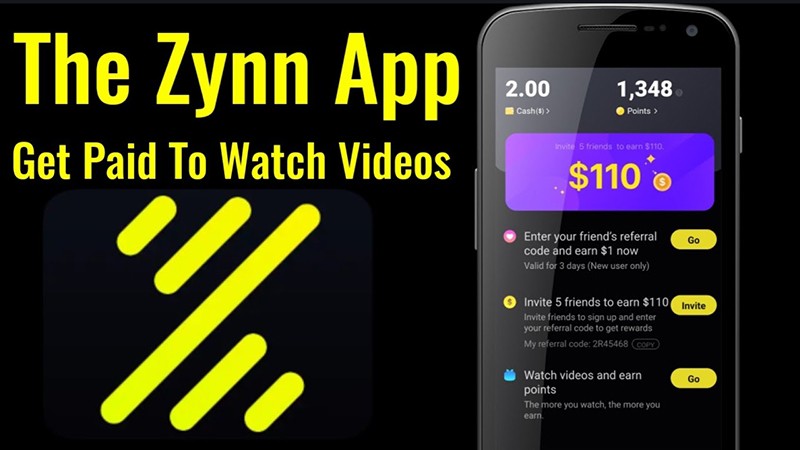 Ứng dụng Zynn kiếm tiền trên Tik Tok