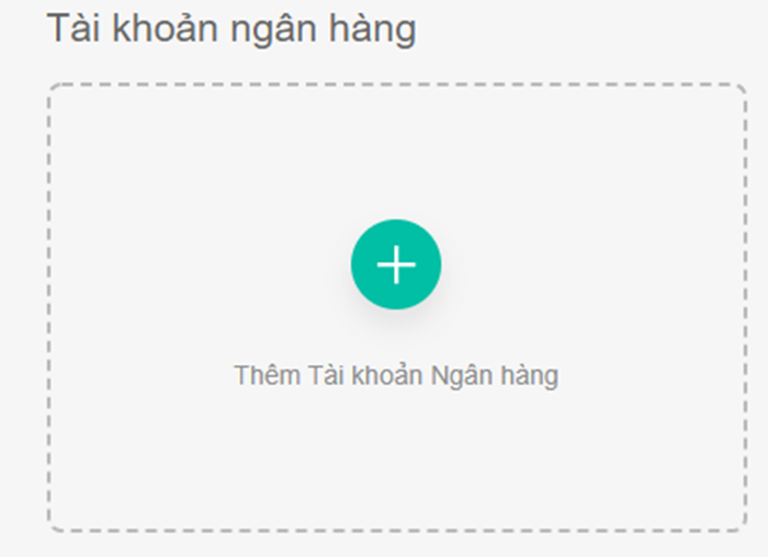 Thêm tài khoản ngân hàng