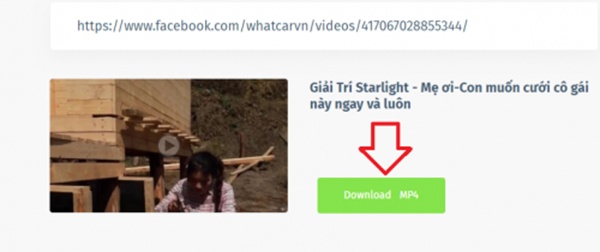 Một giao diện mới đổ ra và chọn phần Download