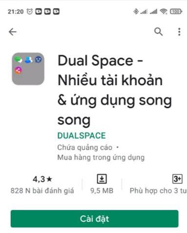 Tải ứng dụng về máy