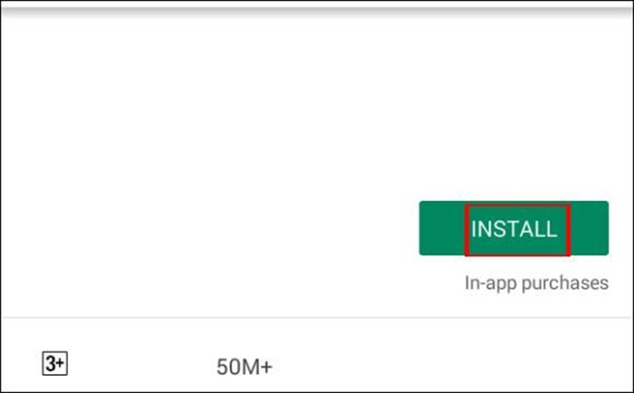 Nhấp chuột trực tiếp vào phần “Install” để tiến hành cài đặt