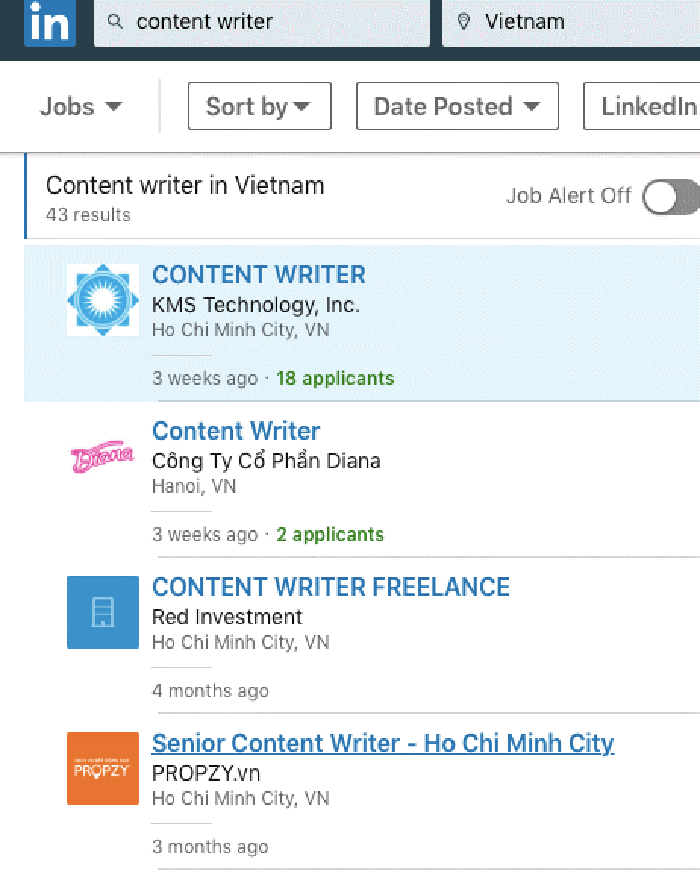 Dùng LinkedIn để tìm kiếm công cụ dễ dàng