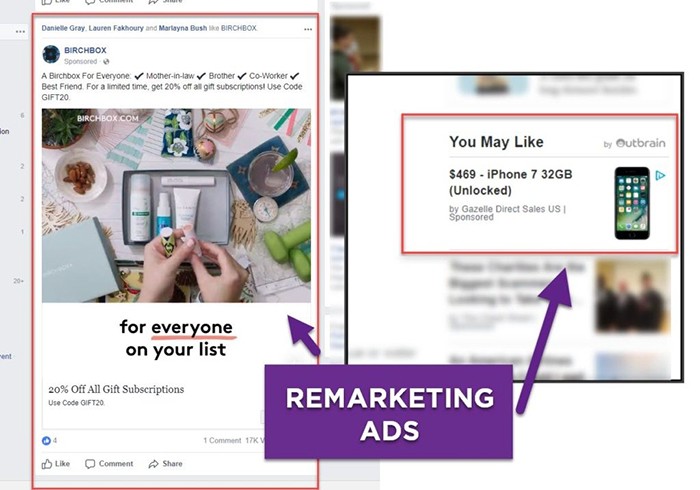 Việc remarketing mang lại hiệu quả tốt cho người dùng