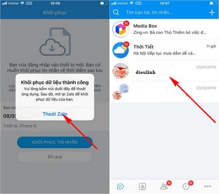 khôi phục tài khoản zalo bị khoá
