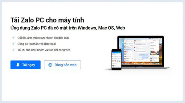 Nhấn trực tiếp vào nút “Tải ngay”