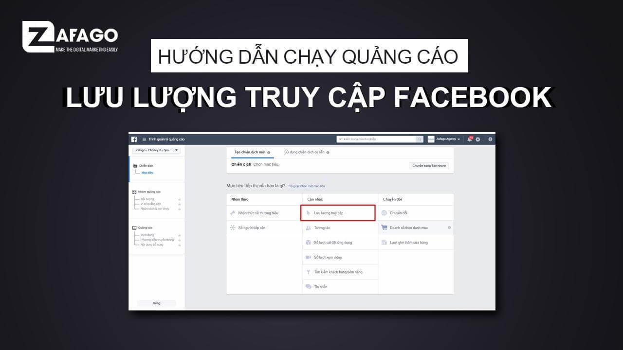 Chạy Quảng Cáo Lưu Lượng Truy Cập Facebook