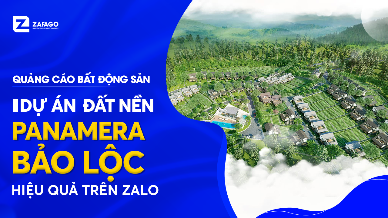 Đất nền Panamera Bảo Lộc thành công khi triển khai trên Zalo