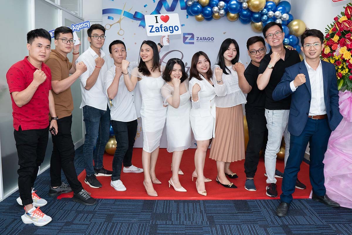 Lời cảm ơn – lễ khai trương văn phòng mới của Zafago Agency