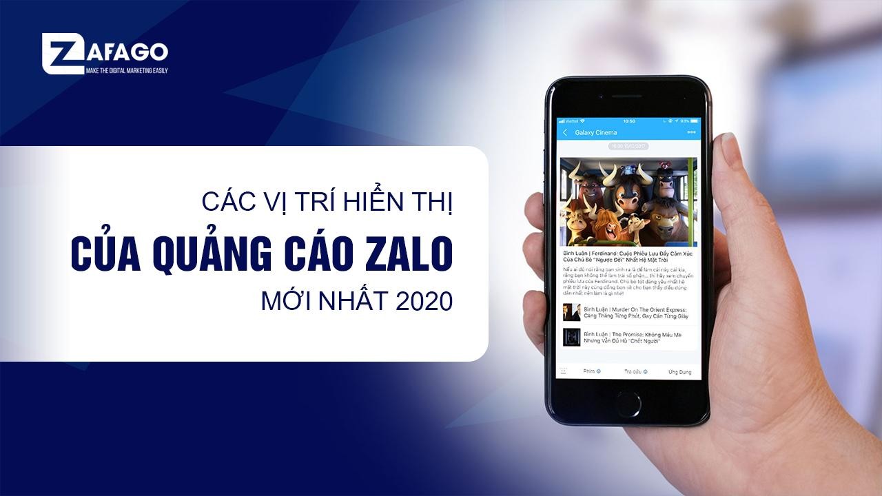 Quảng Cáo Zalo sẽ Hiển Thị Ở Đâu?