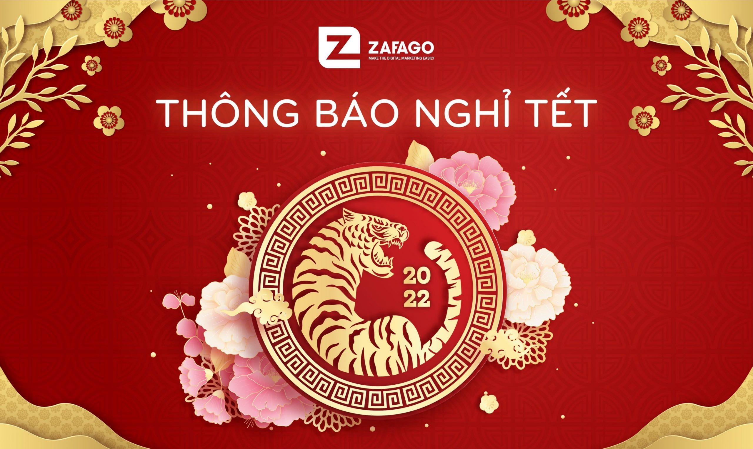 Thông báo Lịch nghỉ Tết Nhâm Dần 2022
