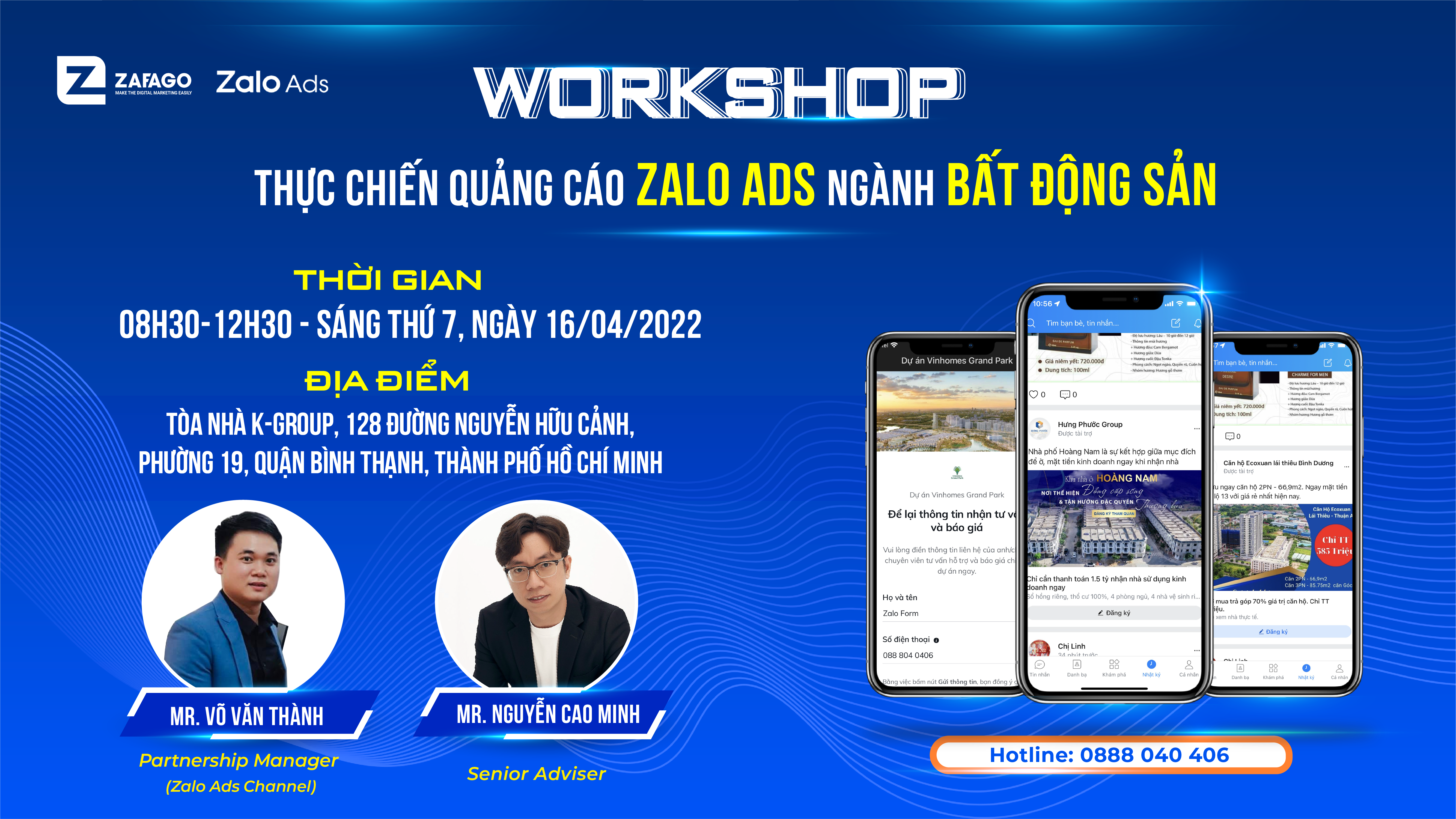 [Workshop Offline] Thực chiến quảng cáo Zalo Ads ngành Bất động sản